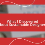 What I Discovered about Sustainable Designers